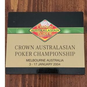 Crown‎ Australasian Poker Championship Card Set New